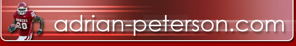 Adrian Peterson header - Oklahoma Sooners