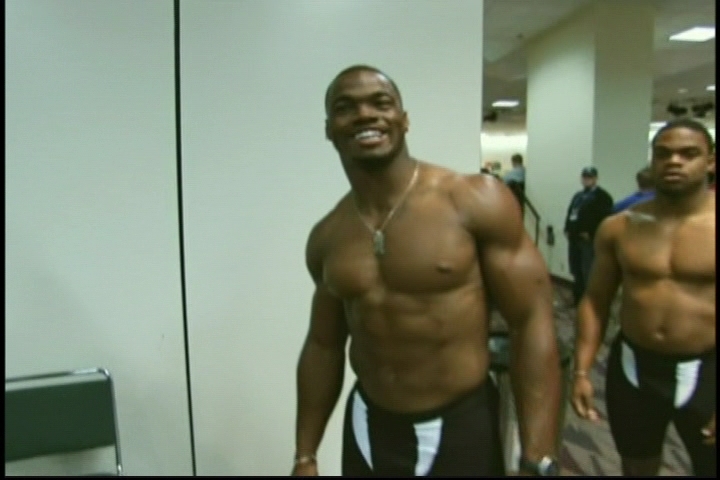 Adrian Peterson at the NFL Combine